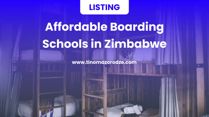 Cheap boarding schools in Zimbabwe | Tino Mazorodze